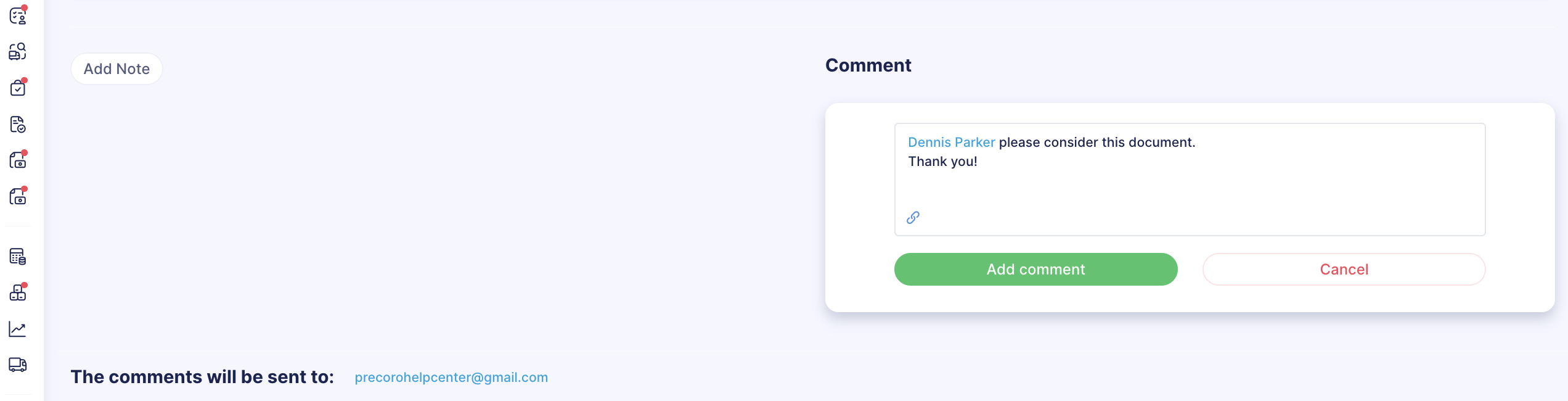 email preferences page